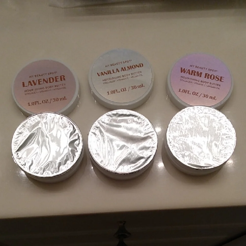 Bundle Lavender, Vanilla Almond, Warm Rose Body Butter Set